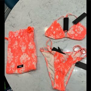 Rare Triangl bikini. Hot orange color. NWT